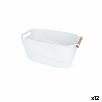 Mehrzweckkorb Confortime 40 x 21,5 x 18 cm Kunststoff Mit Griffen 12 Stück