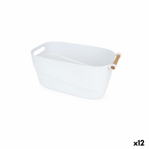 Mehrzweckkorb Confortime 40 x 21,5 x 18 cm Kunststoff Mit Griffen 12 Stück