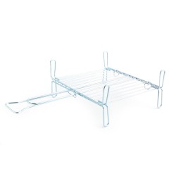 Grill Quid Prepara Bbq Métal Zinc 30 x 35 cm Double (5 Unités)