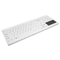 Drahtlose Tastatur Cherry AK-C7412F-GUS-W Weiß Qwerty Spanisch