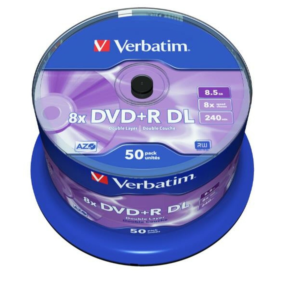 Lecteur CD/DVD Verbatim 43758 (50 Unités)