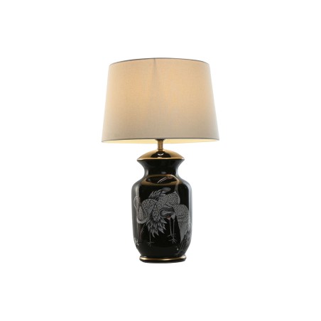 Tischlampe Home ESPRIT Schwarz Gold aus Keramik 50 W 220 V 40 x 40 x 70 cm