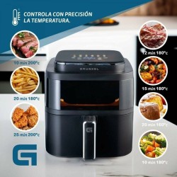 Friteuse à Air Grunkel Light Fryer 1400 W 6 L Noir