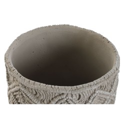 Set of Planters Home ESPRIT Light grey Cement 20 x 20 x 18 cm