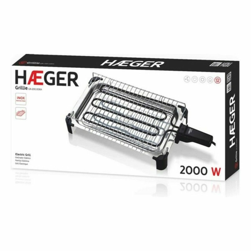 Micro-ondes avec Gril Haeger GR-200.006A Noir 2000 W
