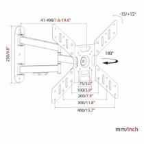 TV Halterung Haeger WB-T50.017A 23" 23" - 50"