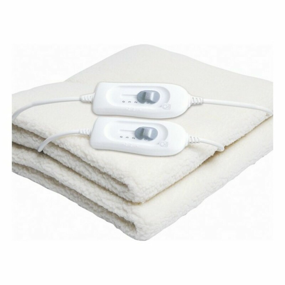 Surmatelas Chauffant Électrique Double Haeger UB-140.004A Blanc