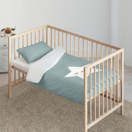 Bettbezug-Set Kids&Cotton Nadir Blau 100 x 120 cm