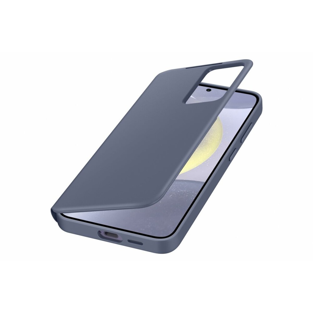 Protection pour téléphone portable Samsung FUNDA CON TAPA VIOLETA S24+ Violet