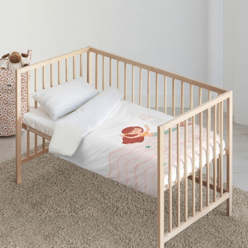 Bettbezug-Set Kids&Cotton Mosi Big Rosa 100 x 120 cm