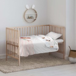 Bettbezug-Set Kids&Cotton Mosi Big Rosa 115 x 145 cm