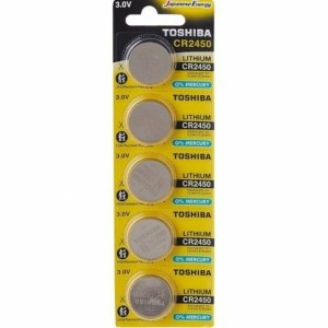 Rechargeable Batteries Toshiba CR2450-PW-BP-5 3 V