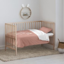 Bettbezug-Set Kids&Cotton Xalo Big Rosa 115 x 145 cm