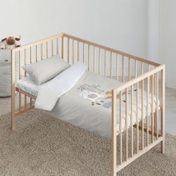 Bettbezug-Set Kids&Cotton Kenai Big Beige 115 x 145 cm