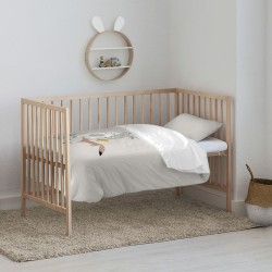 Bettbezug-Set Kids&Cotton Kenai Big Beige 115 x 145 cm