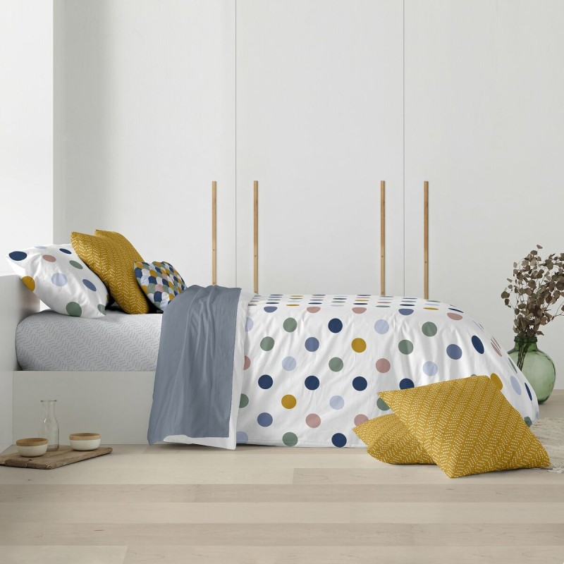 Housse de Couette Kids&Cotton Delhi Multicouleur 140 x 200 cm