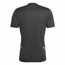 Maillot de Football à Manches Courtes pour Homme Adidas Con22 Noir