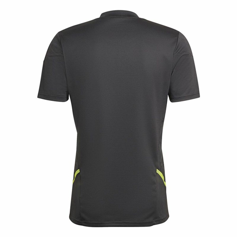 Maillot de Football à Manches Courtes pour Homme Adidas Con22 Noir