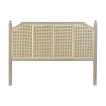 Kopfende des Betts DKD Home Decor natürlich Kautschukholz 160 x 6 x 120 cm