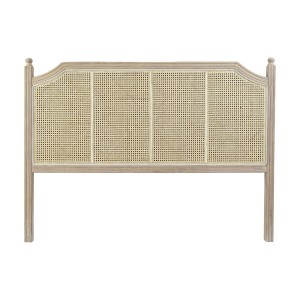 Kopfende des Betts DKD Home Decor natürlich Kautschukholz 160 x 6 x 120 cm