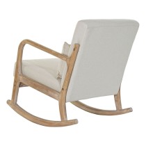 Sessel DKD Home Decor Beige natürlich Kautschukholz Sixties 66 x 85 x 81 cm