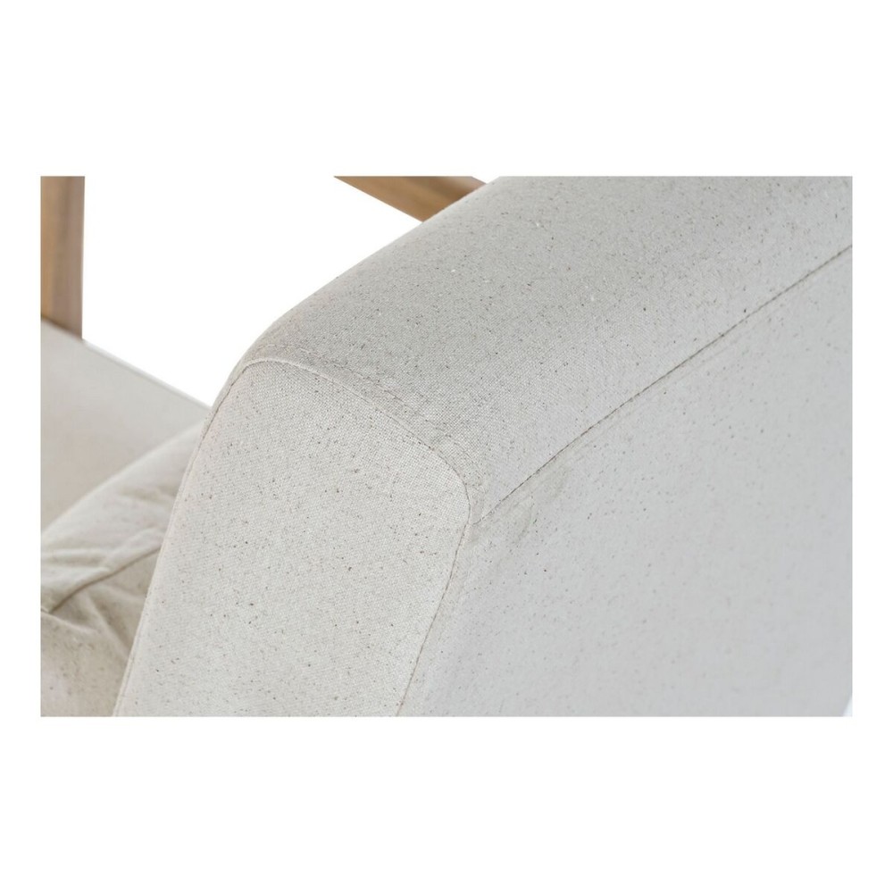 Sessel DKD Home Decor Beige natürlich Kautschukholz Sixties 66 x 85 x 81 cm