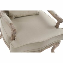 Sessel DKD Home Decor Braun Beige Holz Leinwand 70 x 62 x 95 cm