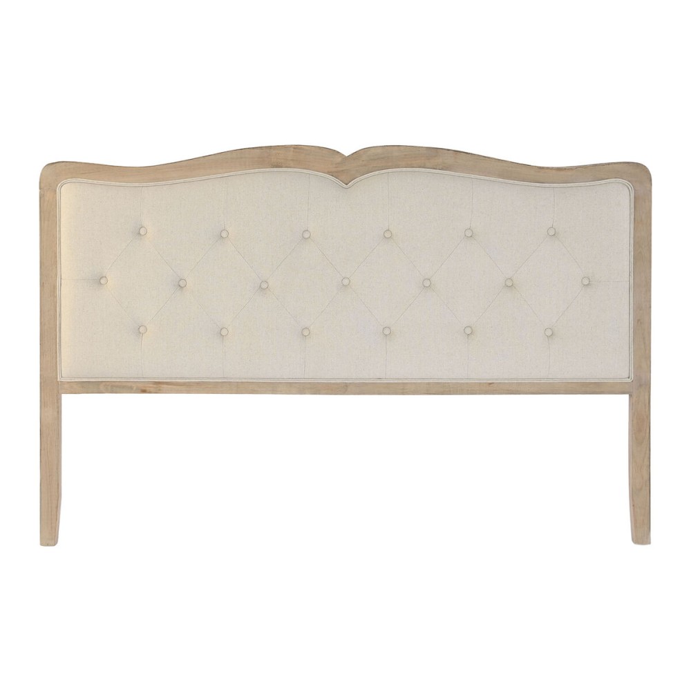Kopfende des Betts DKD Home Decor Beige Holz Eg 180 x 10 x 120 cm