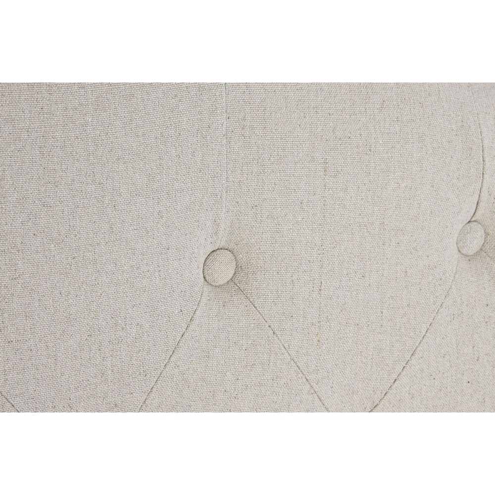 Kopfende des Betts DKD Home Decor Beige Kautschukholz 160 x 10 x 120 cm