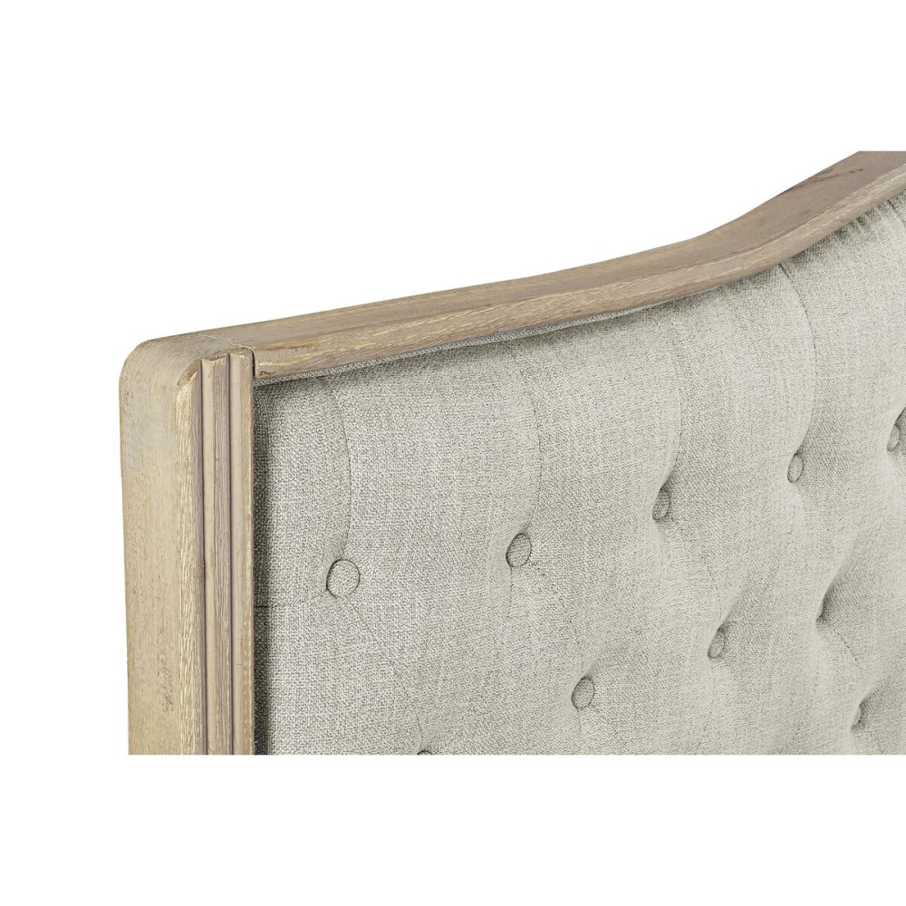 Kopfende des Betts DKD Home Decor Beige Kautschukholz 160 x 10 x 133 cm