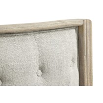 Kopfende des Betts DKD Home Decor Beige Kautschukholz 160 x 10 x 133 cm