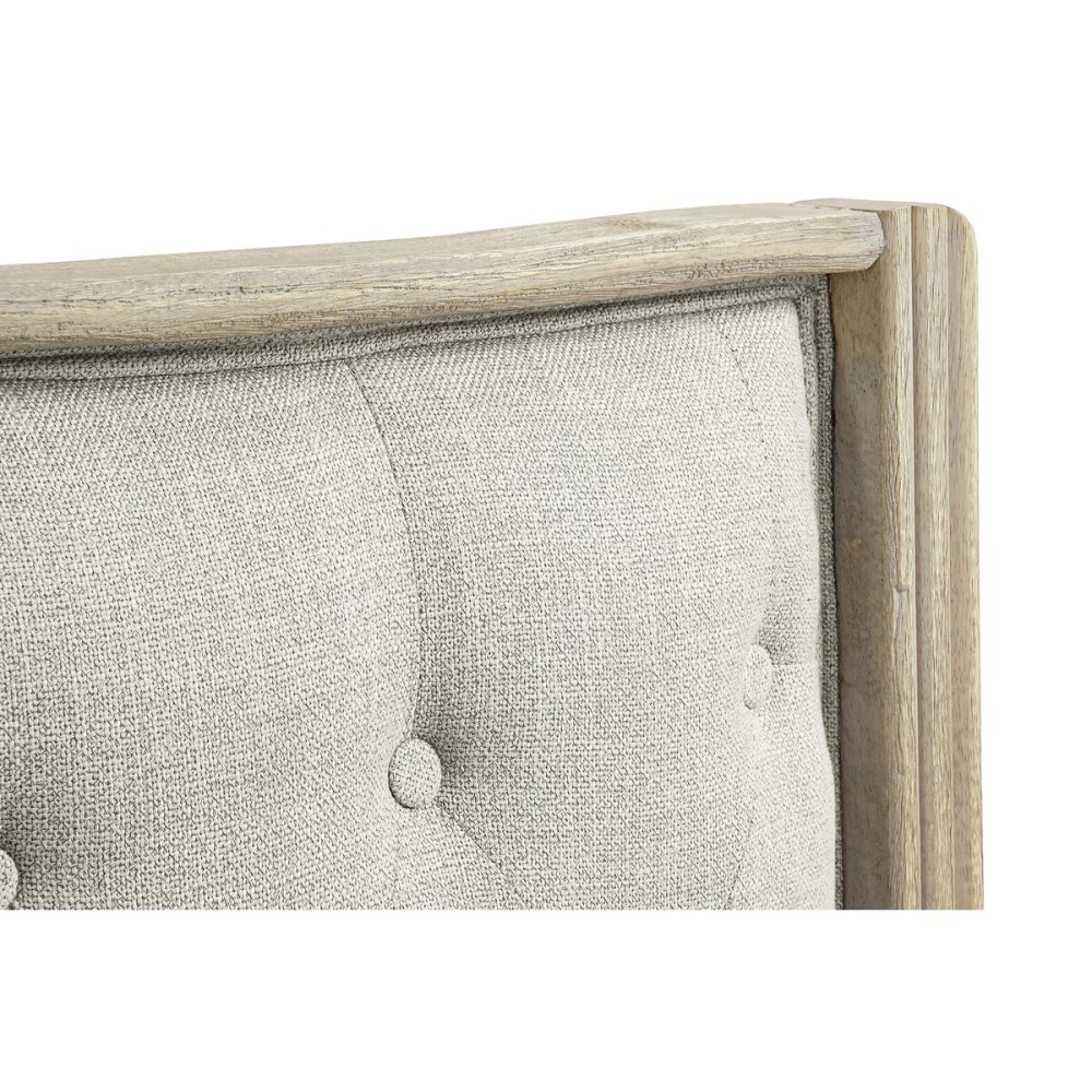 Kopfende des Betts DKD Home Decor Beige Kautschukholz 160 x 10 x 133 cm