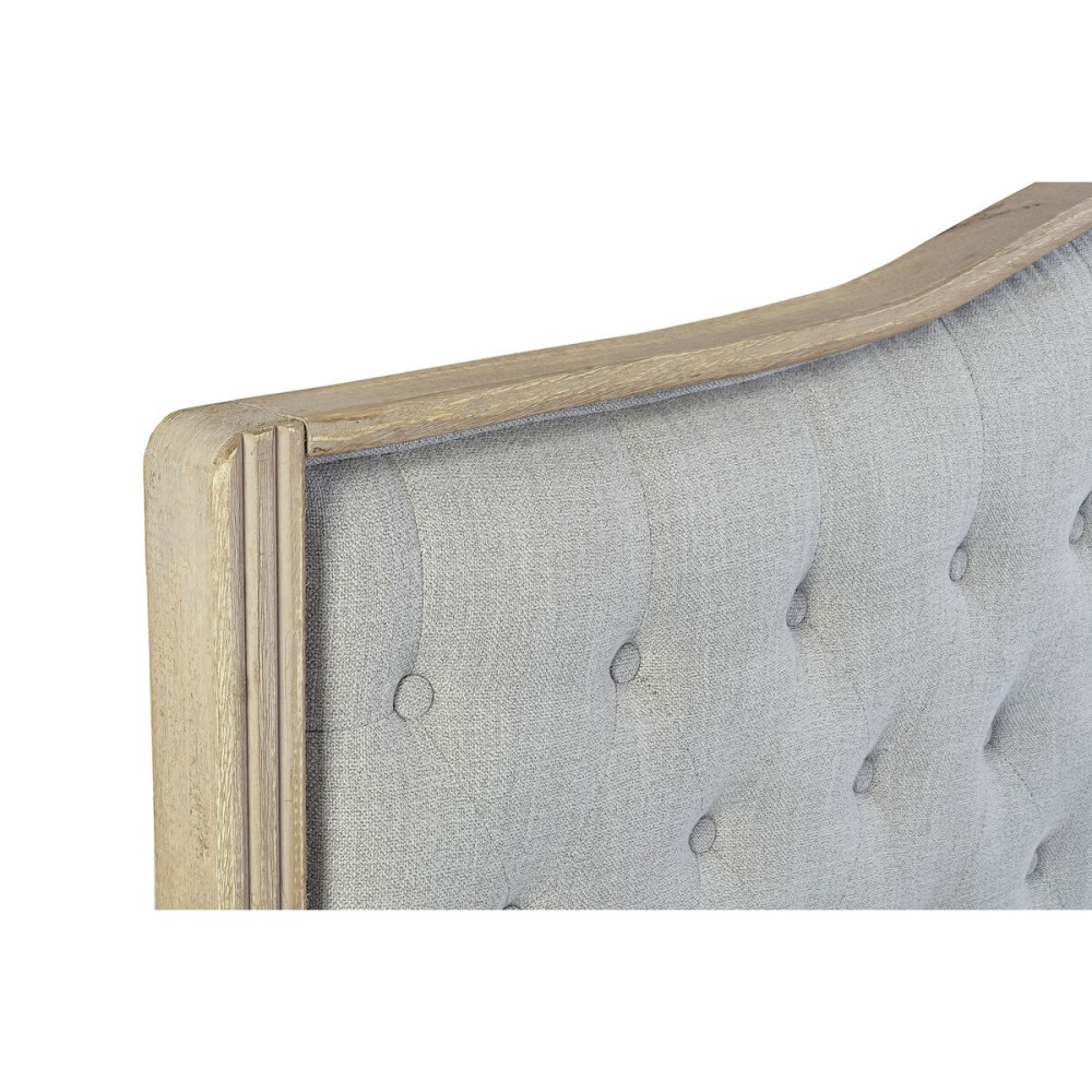 Kopfende des Betts DKD Home Decor Grau Kautschukholz 160 x 10 x 120 cm