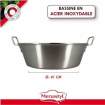 Récipient de Conservation des Aliments Menastyl 40,5 cm Argenté Rectangulaire