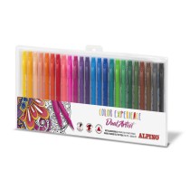Ensemble de Marqueurs Alpino AR000187 Multicouleur Double pointe (24 Pièces)