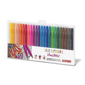 Ensemble de Marqueurs Alpino AR000187 Multicouleur Double pointe (24 Pièces)