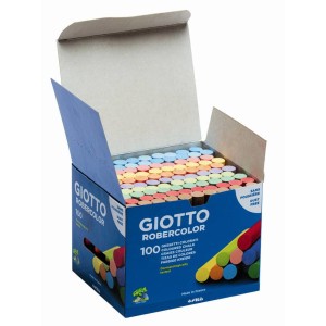 Stück Kreide Giotto F539000 Bunt Staubschutz 100 Stücke