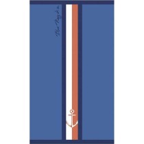 Beach Towel Secaneta Portals Navy Blue 90 x 165 cm Jacquard