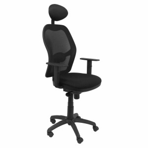Bürostuhl mit Kopfstütze Jorquera Piqueras y Crespo 15SNBALI840C Schwarz