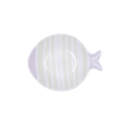 Bowl Quid Kaleido Bicoloured Ceramic Fish 15 x 13 x 4 cm (4 Units)