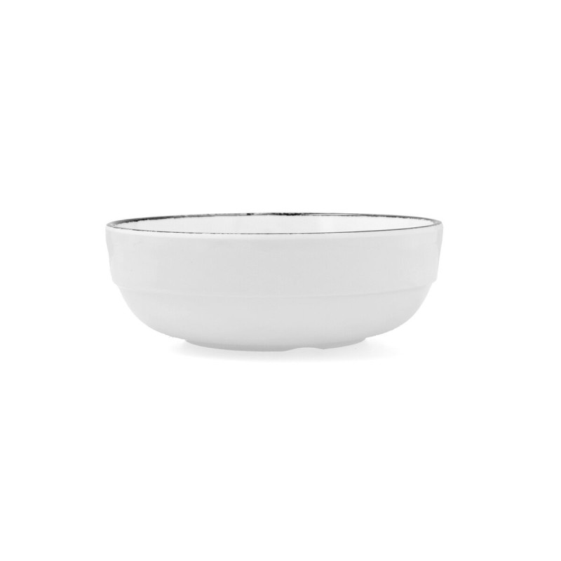 Bowl Quid Select Filo White Black Plastic 16,6 x 5,8 cm (12 Units)