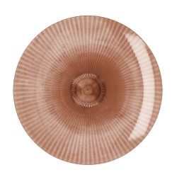 Assiette plate Quid Sunset Corail Plastique 26 cm (12 Unités)