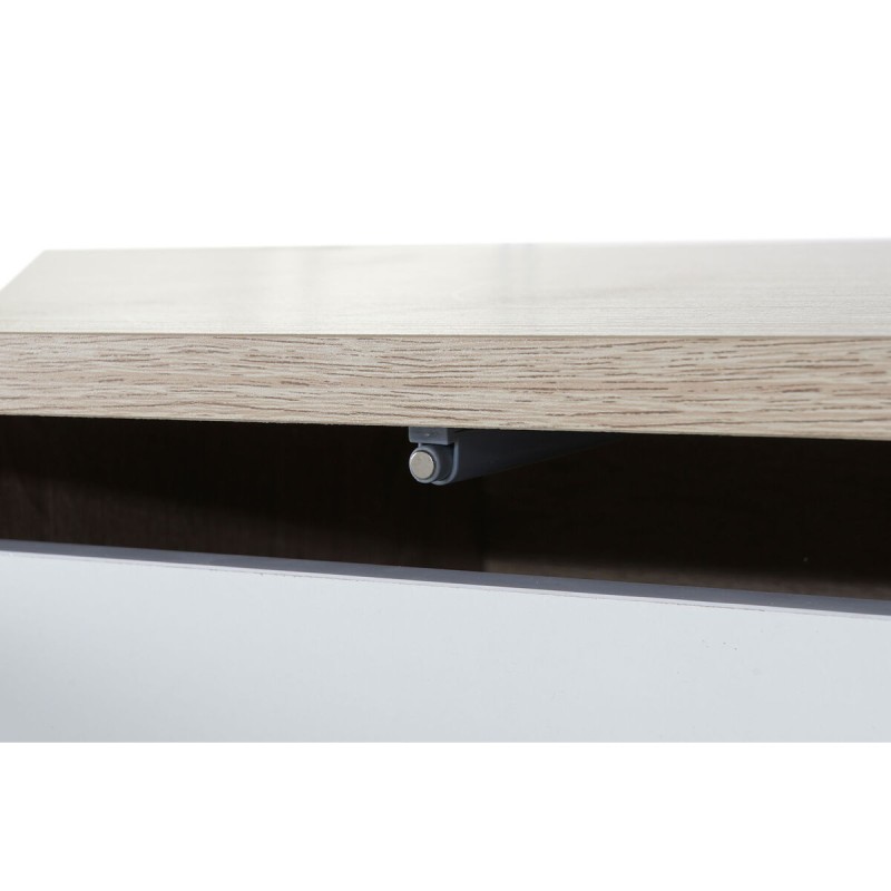 Meubles de télévision DKD Home Decor Blanc Métal Bois MDF (160 x 40 x 50 cm)