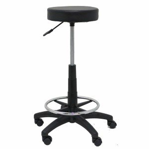 Tabouret Tolosa Piqueras y Crespo T10SPNE Noir Simili-cuir