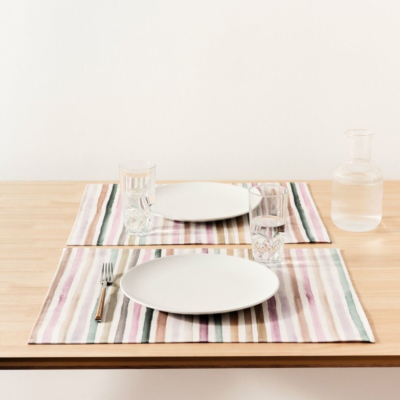 Place mat Belum Naiara 4-100 Multicolour 50 x 40 cm Stripes 2 Units