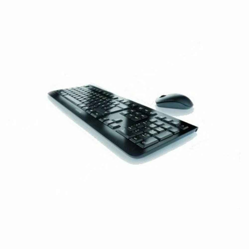 Keyboard and Wireless Mouse Cherry JD-0710ES-2 Black Spanish Qwerty