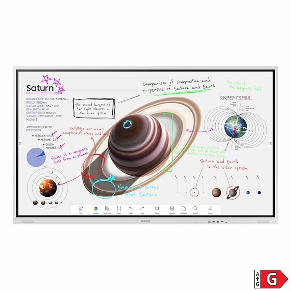 Interactive Touch Screen Samsung WM75B 75" 60 Hz 4K Ultra HD
