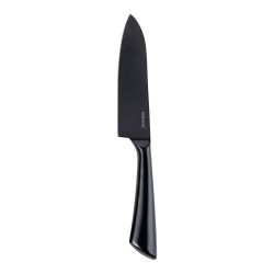 Couteau de cuisine Wenko Ace 55057100 Moyen 12,5 cm Noir