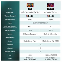 TV intelligente Hisense 65E7NQ 65" 4K Ultra HD LED HDR QLED