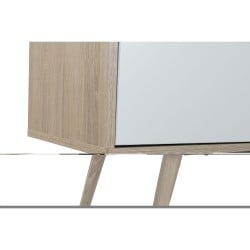 Meubles de télévision DKD Home Decor Blanc Métal Bois MDF (160 x 40 x 50 cm)